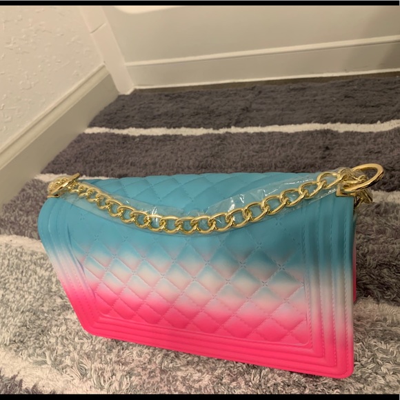 Blue Ombré Jelly Purse - Picture 3 of 4